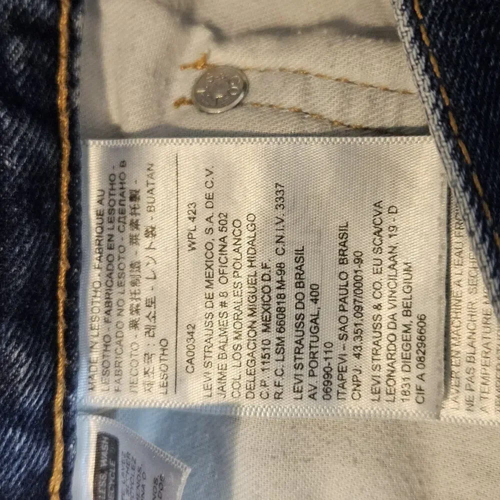 Levi's 517 Bootcut Jeans Men's 32x32 100% Cotton Blue Denim Cowboy Western